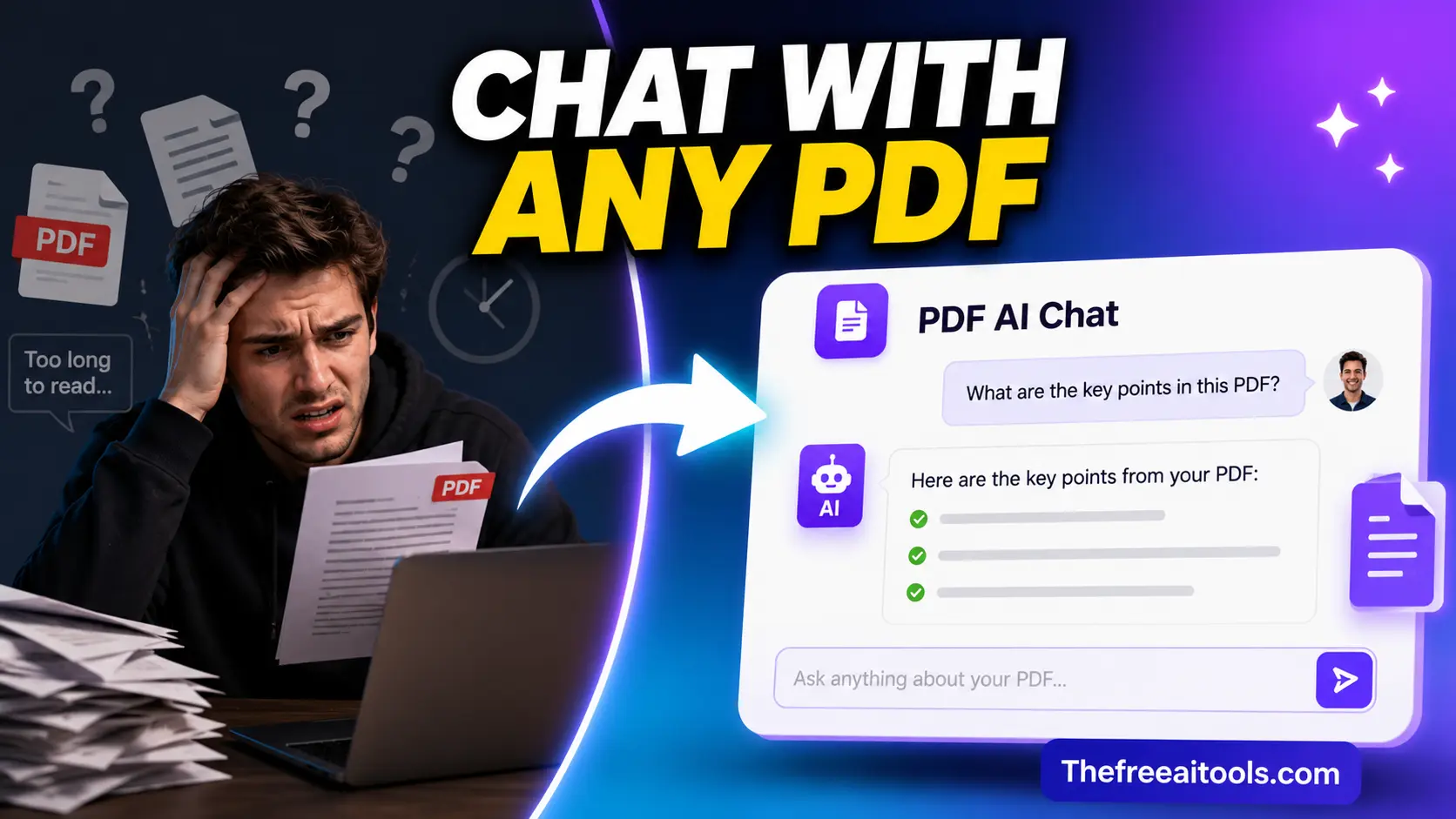 Chat with PDF — AI PDF Reader — free online tool