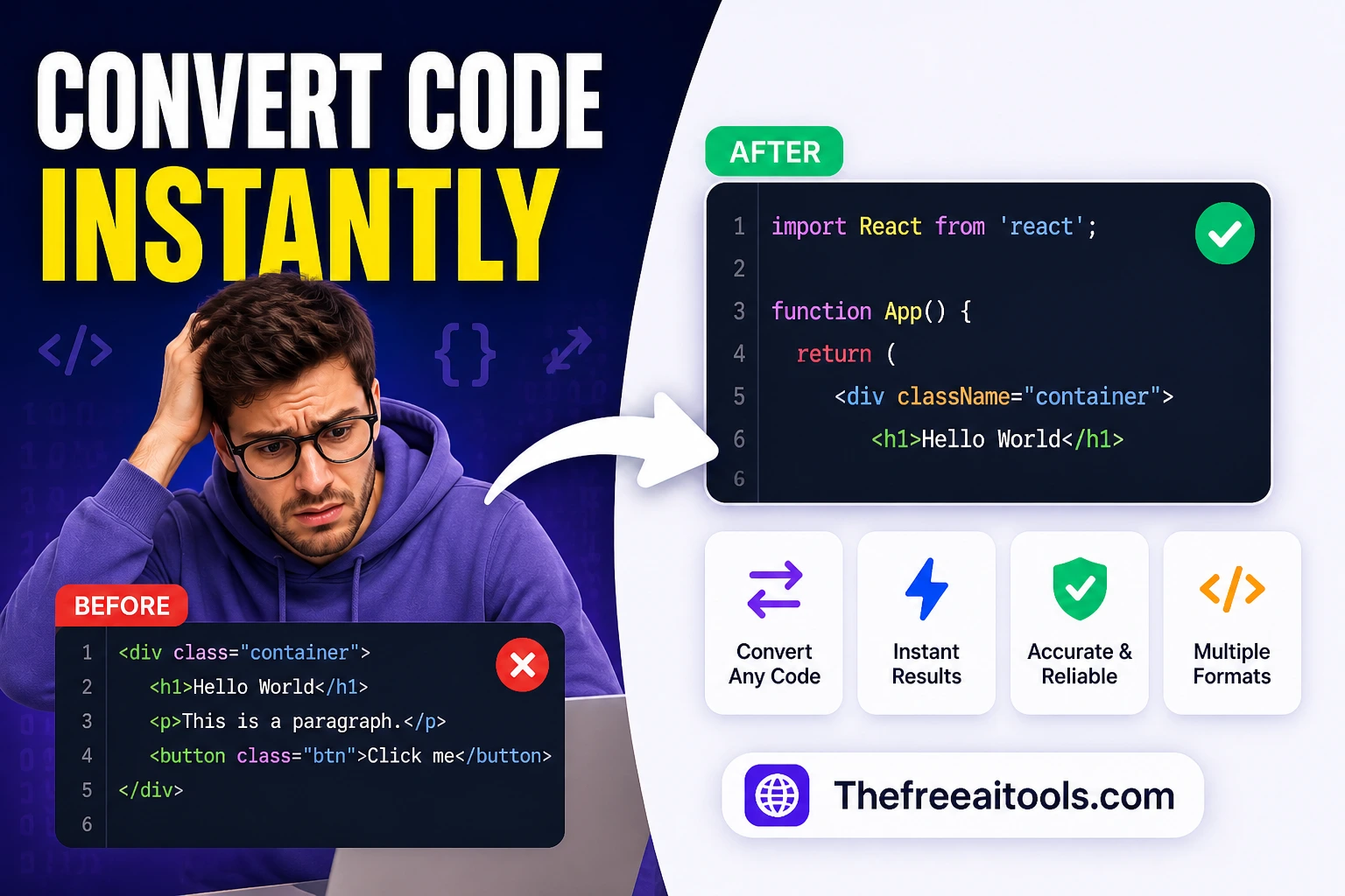 Code Converter — free online tool