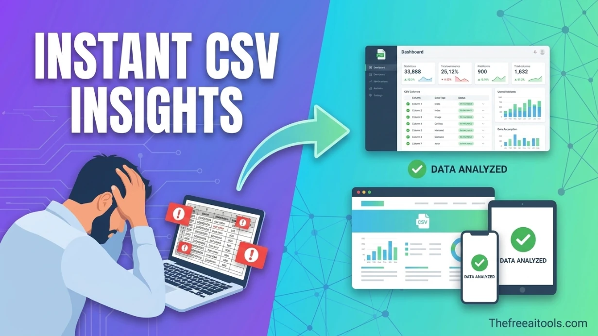 CSV Column Profiler — free online tool