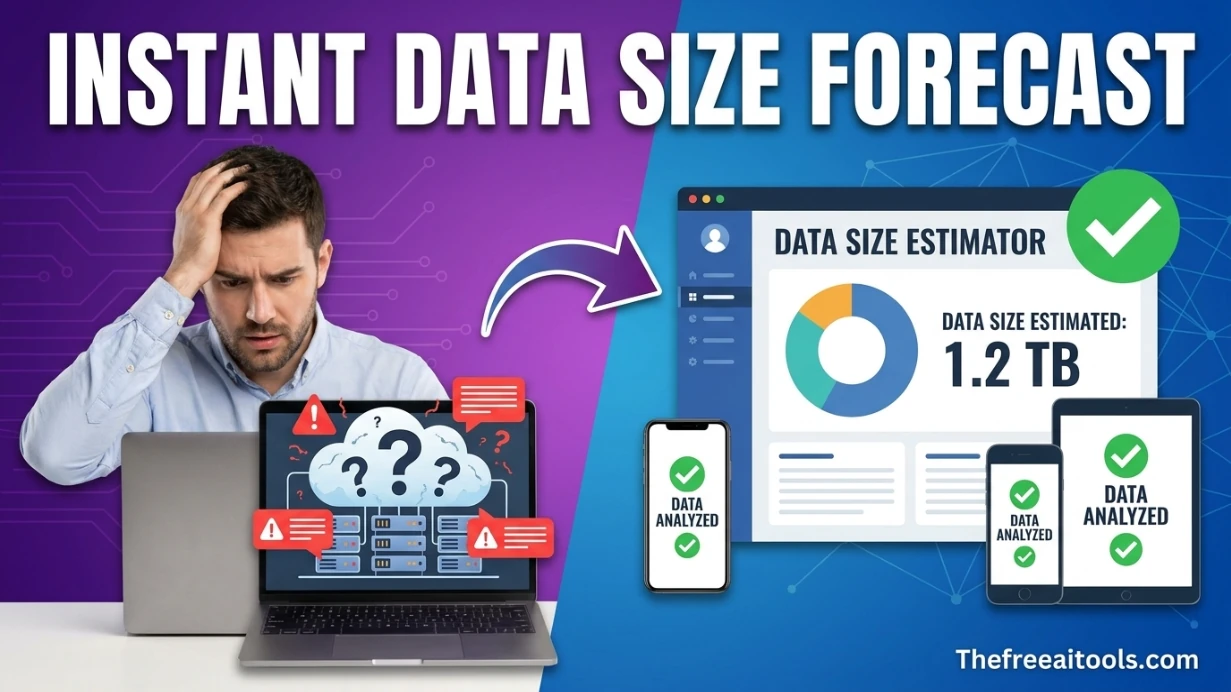 Data Size Estimator — free online tool