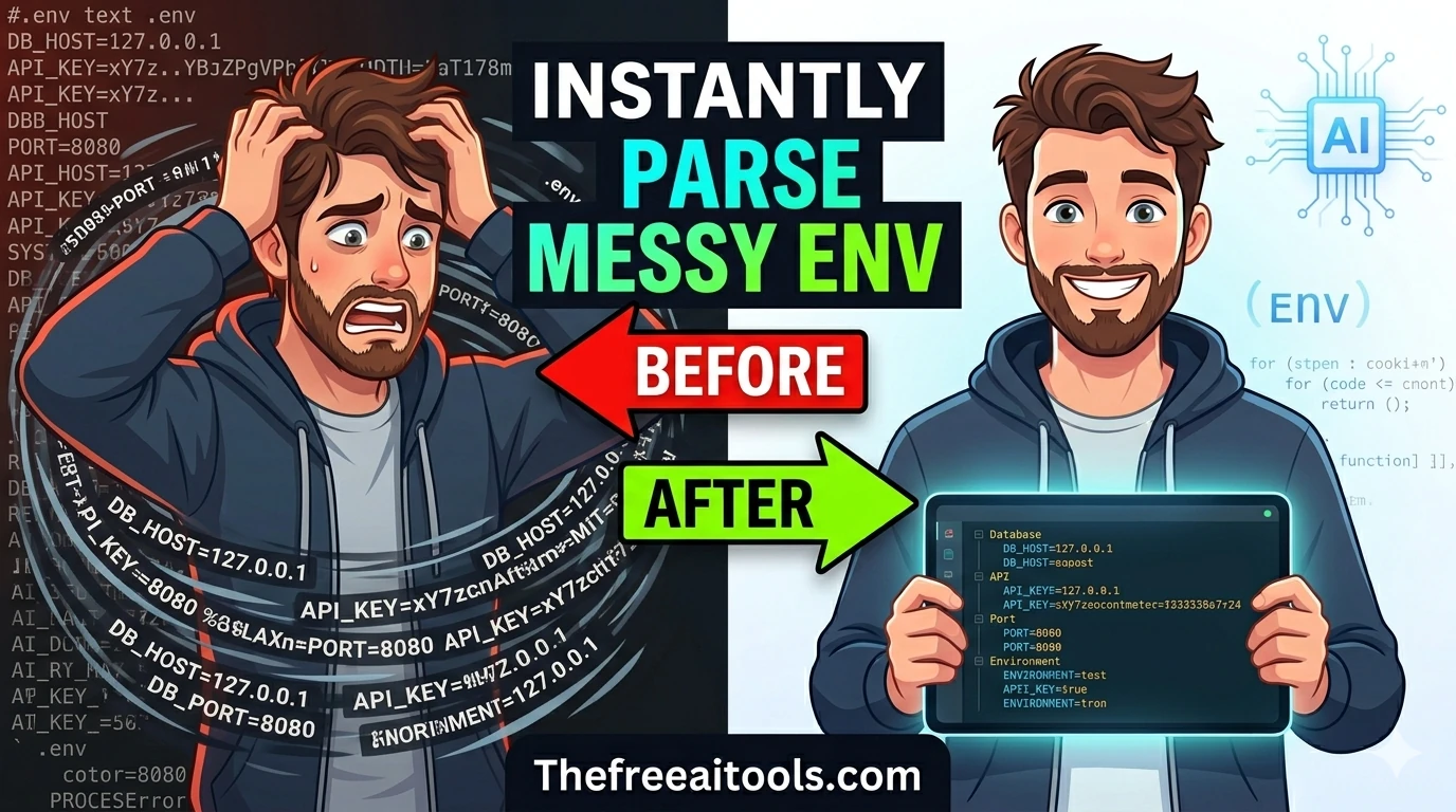 Environment Variables Parser — free online tool