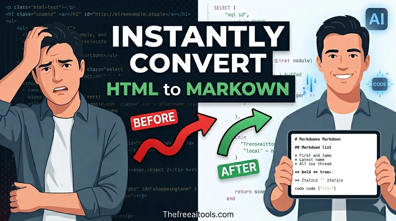 HTML to Markdown Converter — free online tool