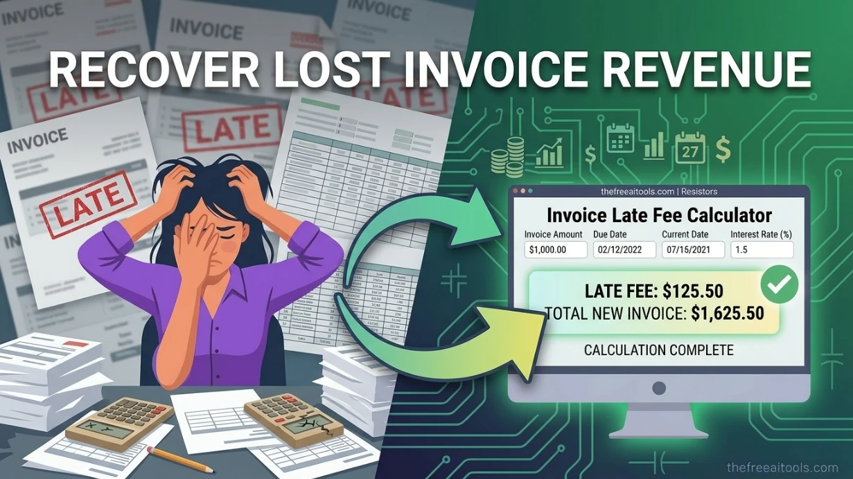 Invoice Due Date & Late Fee Calculator — free online tool