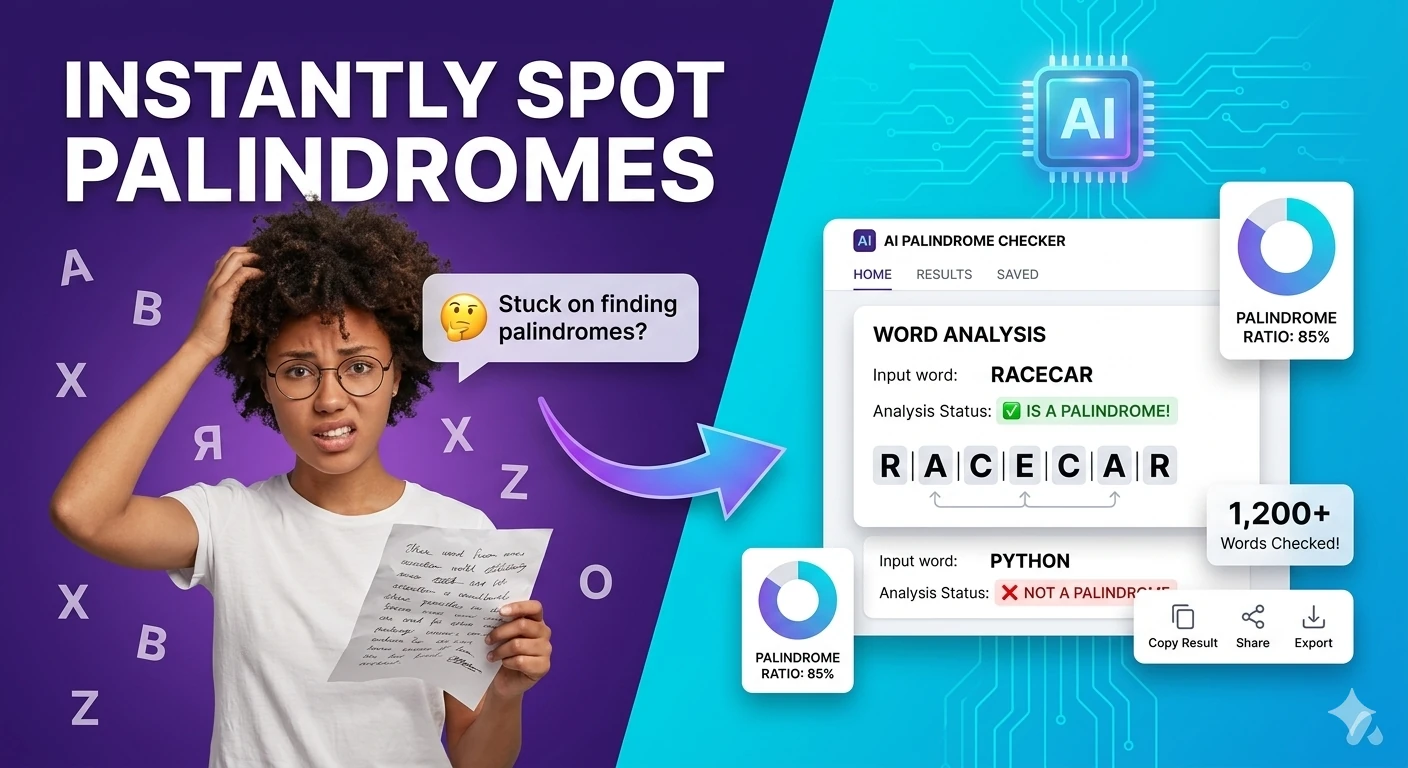 Palindrome Checker — free online tool