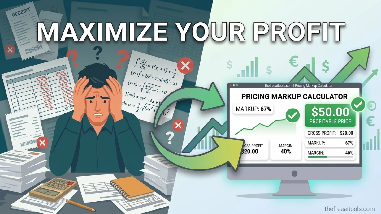 Pricing Markup Calculator — free online tool