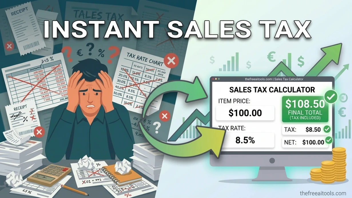 Sales Tax Calculator — free online tool