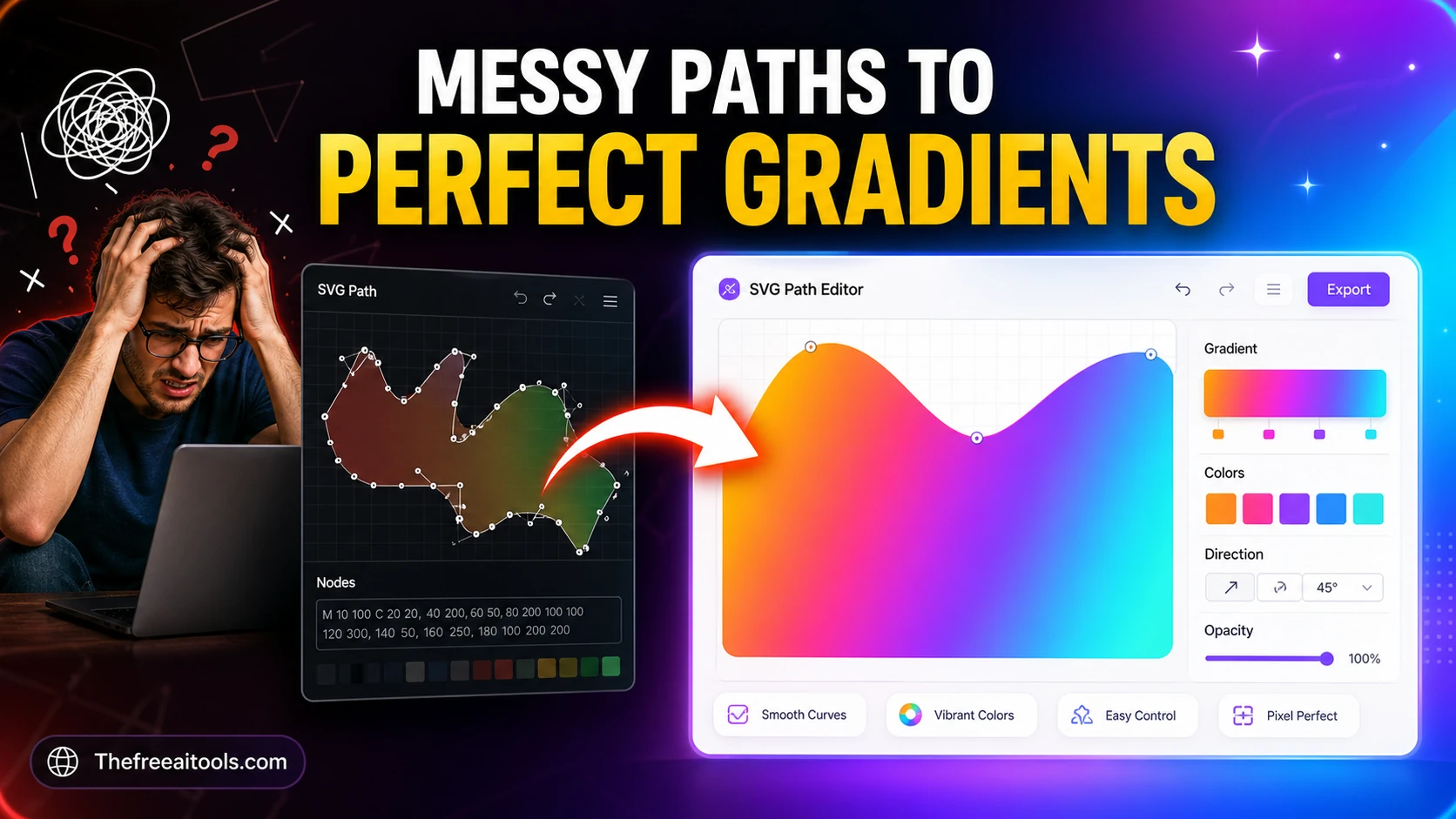 SVG Path Editor — free online tool