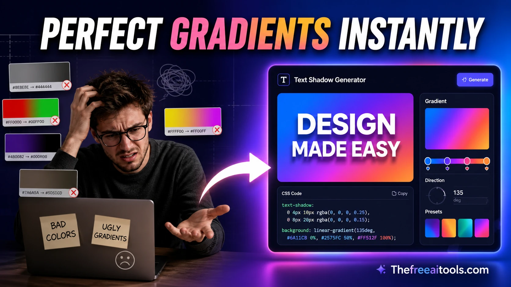 Text Shadow Generator — free online tool