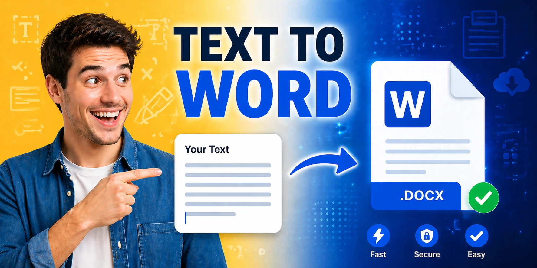 Text to Word Converter — free online tool