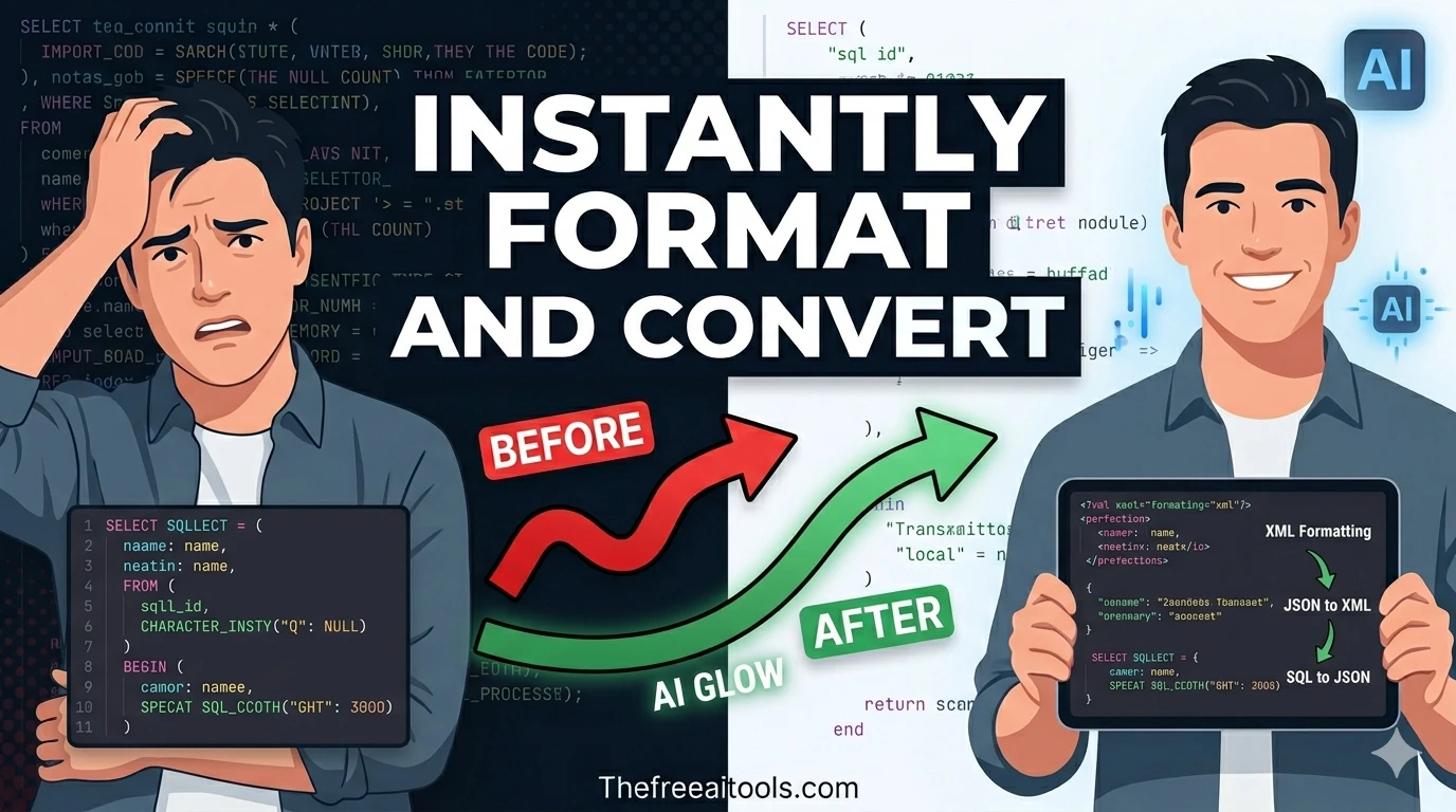 XML Formatter & Validator — free online tool